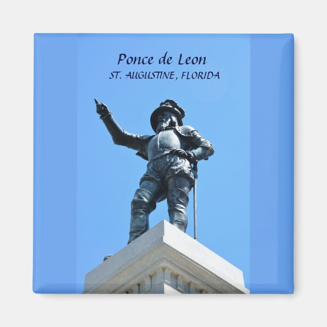 Aimant Statue de Ponce de Leon (Devant)