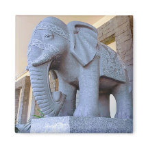 Statue d'éléphant centre-ville Cebu City Philippin