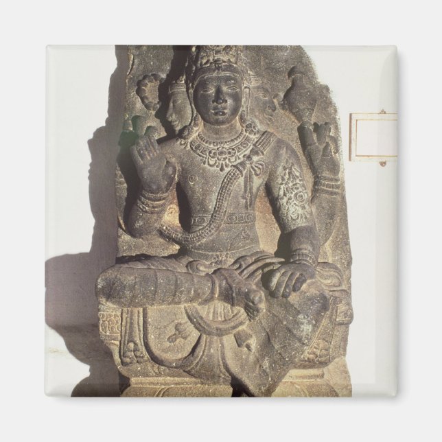 Aimant Statue du Dieu hindou Brahma (Devant)