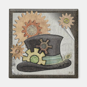 Aimant Steam Sass Steampunk Médias mixtes