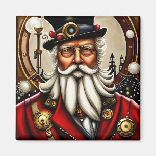 Aimant Steampunk Père Noël