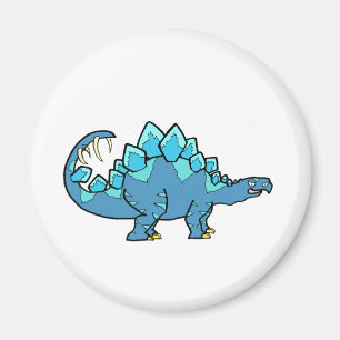 Aimant Stegasaurus bleu