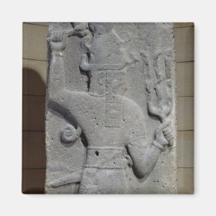 Aimant Stela de Teshub, dieu violent syrien