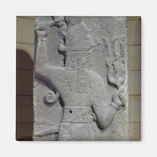 Aimant Stela de Teshub, dieu violent syrien (Devant)