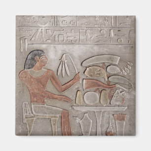 Aimant Stela dépeignant le décédé