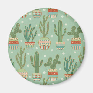 Aimant Step de Southwest   Potted Cactus