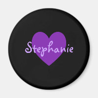 Stephanie en violet