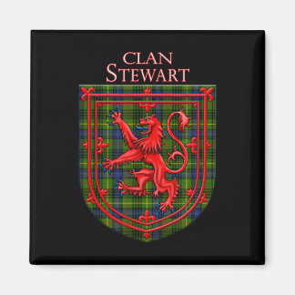 Aimant Stewart Chasse Tartan Scottish Plaid