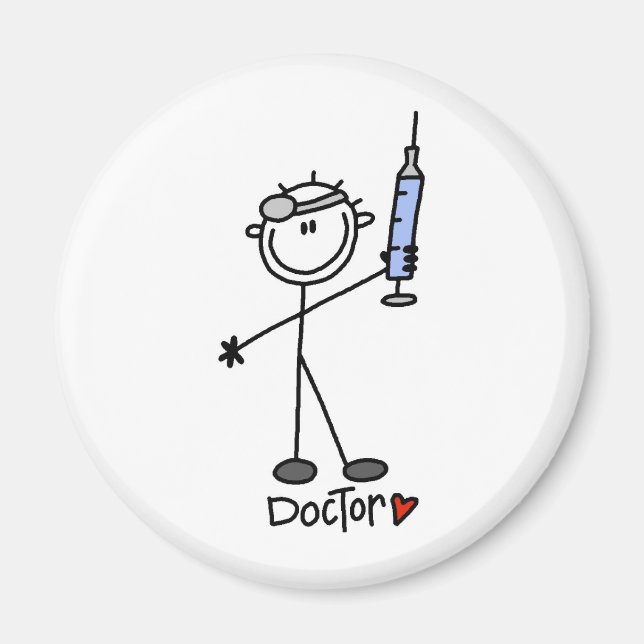 Aimant Stick Figure Doctor (Devant)