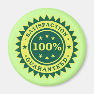 Aimant Sticker 100% Satisfaction Garantie
