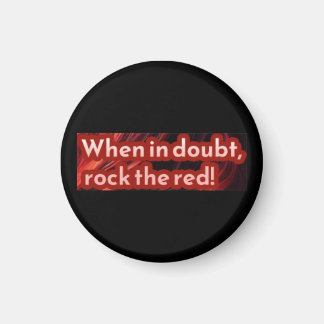 Aimant Sticker à tête rouge 4