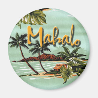 Aimant Sticker de l'île de Mahalo Hawaiian
