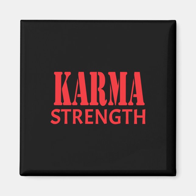 Aimant Sticker Karma Strength (Devant)