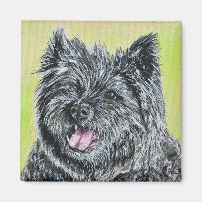 Aimant Stiller le Cairn Terrier Peinture (Devant)