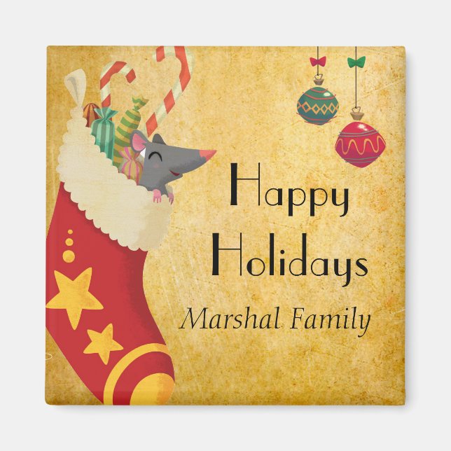 Aimant Stockage de Noël (Devant)