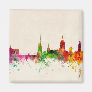 Aimant Stockholm Suède Skyline