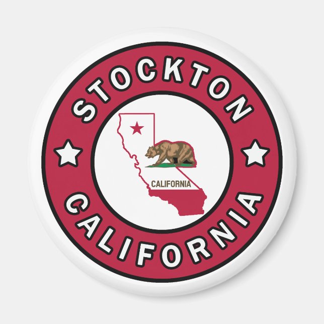 Aimant Stockton, Californie (Devant)