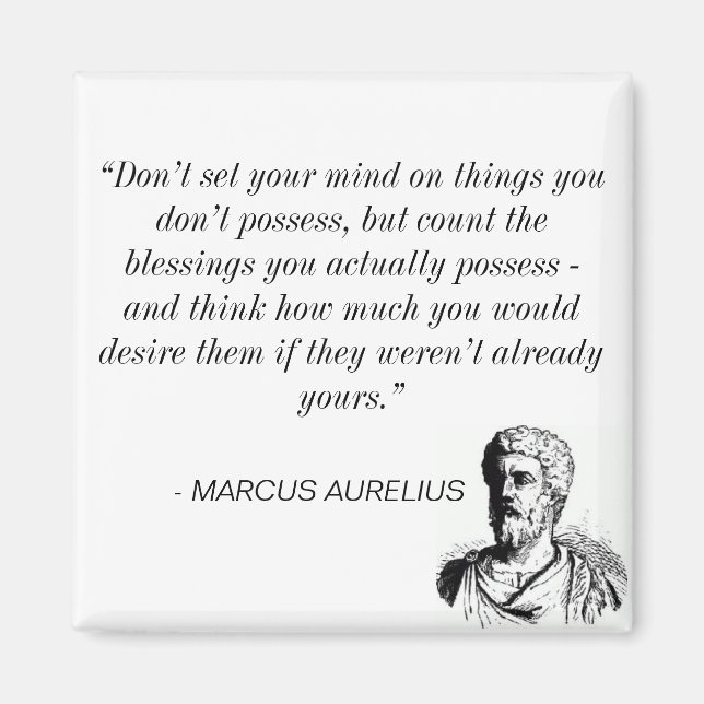 Aimant stoïque (Marcus Aurelius) (Devant)