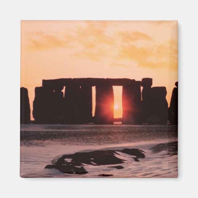 Aimant Stonehenge, Solstice d'hiver (Devant)