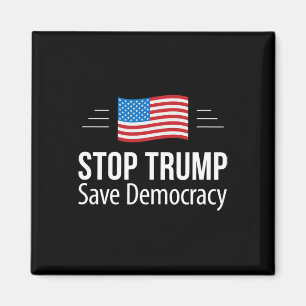 Aimant Stop Trump - Sauvez la démocratie -