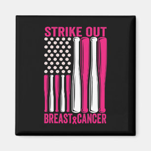 Aimant Striout Breast Cancer Sensibilisation Softball Us