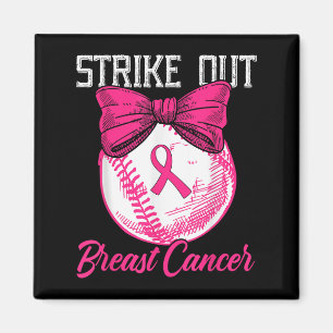 Aimant Striout Cancer du Sein Baseball Cancer du Sein Aw