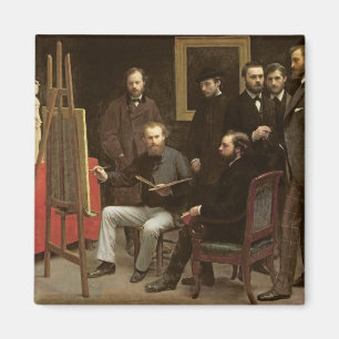 Aimant Studio chez Batignolles, 1870
