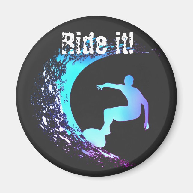 Aimant Style Graffiti Surfer (Devant)