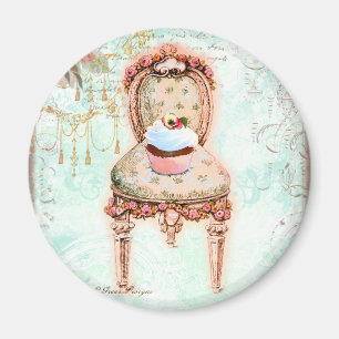 Aimant Style victorien de la Cupcake française