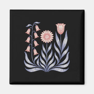 Aimant Subtil résister Trump Foxglove Daisy Tulip Flower 