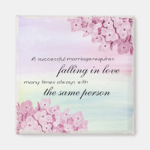 Aimant Successful Marriage Quote Falling in Love Romance