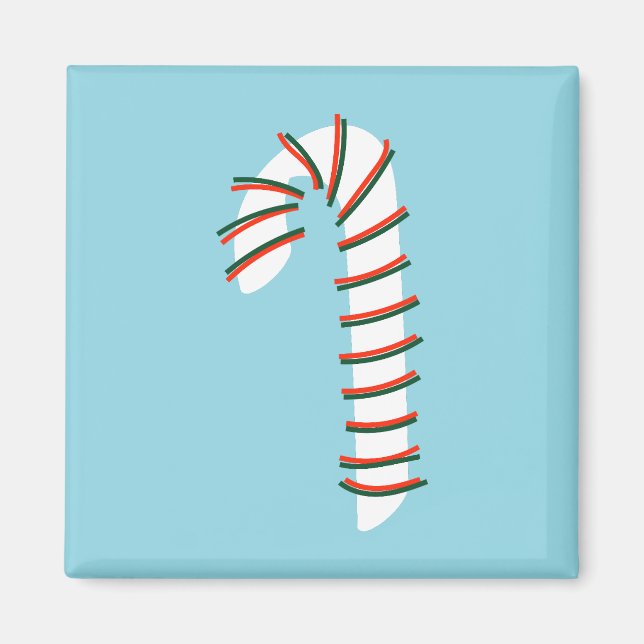 Aimant Sucre de canne artistique de la saison des Fêtes (Devant)