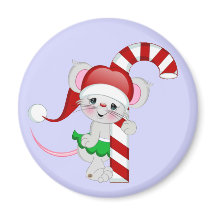 Sucre de canne de la souris de Noël