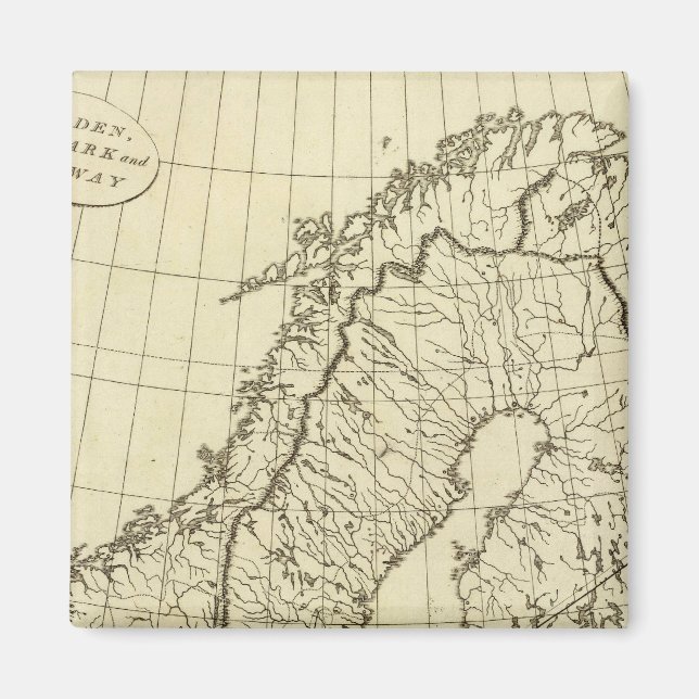 Aimant Suède, Danemark, Norvège (Devant)