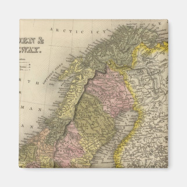 Aimant Suède et Norvège (Devant)