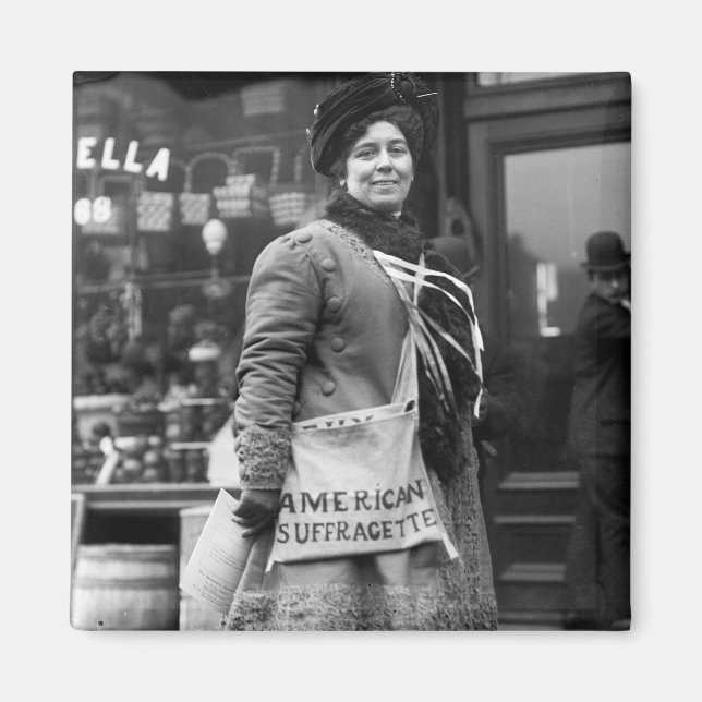 Aimant Suffragette américaine, 1910 (Devant)