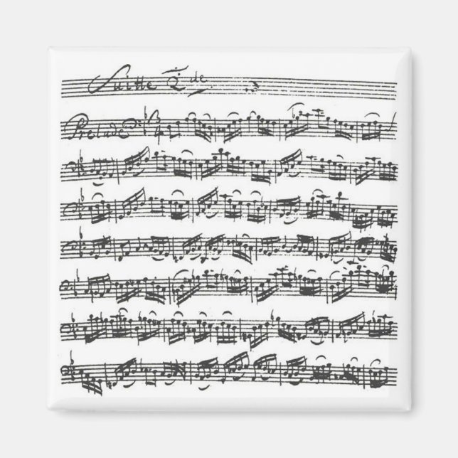 Aimant Suite Bach Cello (Devant)