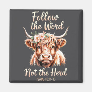 Aimant Suivez La Parole Et Non La Masse Bible Vache Chrét