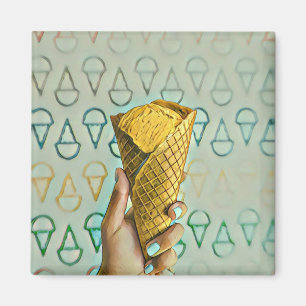 Aimant Summer ice cream lovers