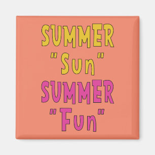 Aimant Summer Sun Summer Fun