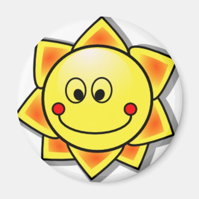 Aimant Sun Happy Sun (Devant)