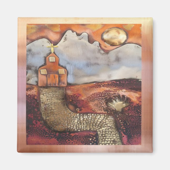 Aimant Sun Rise Church Par Sheri Kerr (Devant)