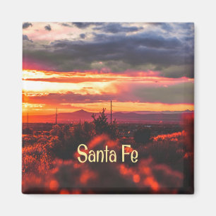 Aimant Sun Set Père Noël Fe New Mexico