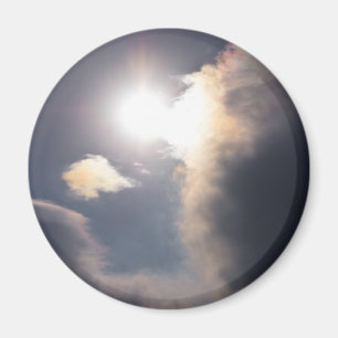 Aimant Sundog Rainbow Cloud éclate vêtements et cadeaux