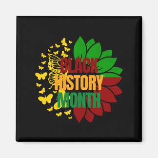 Aimant sunflower juneteenth african black freedom 1865
