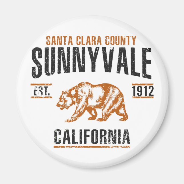 Aimant Sunnyvale (Devant)