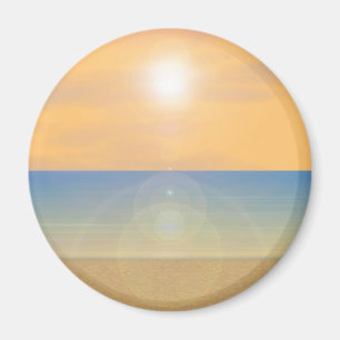 Aimant Sunset Beach Scene :
