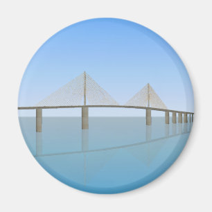 Aimant Sunshine Skyway Bridge: Tampa Bay: