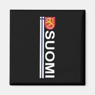 Aimant Suomi Soccer And Sport Print - Fierté nationale fi