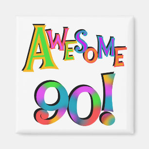 Aimant Super 90 T-shirts et Gifs Anniversaires